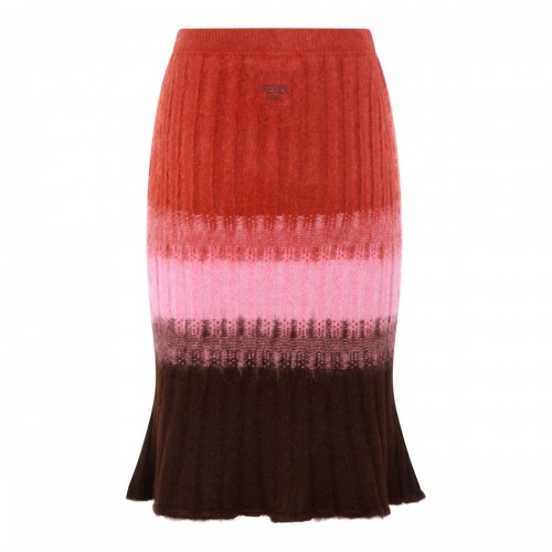 MULTICOLOR WOOL SKIRT