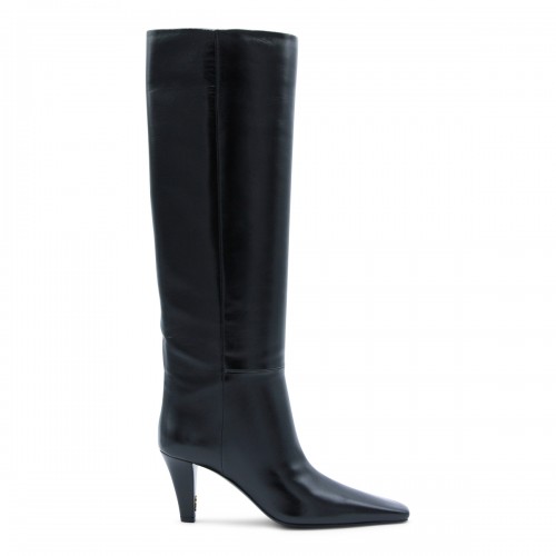 BLACK LEATHER JILL BOOTS