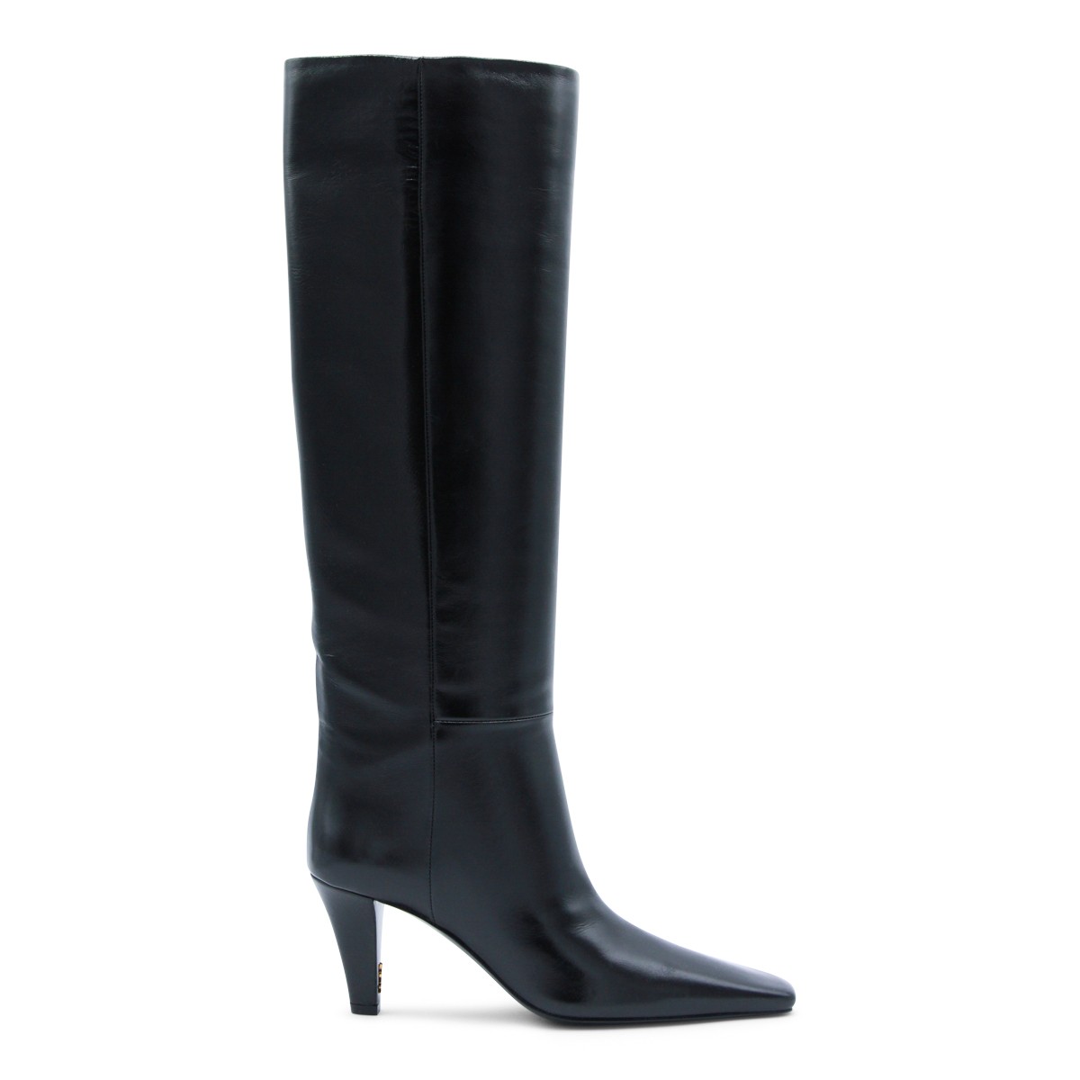 BLACK LEATHER JILL BOOTS