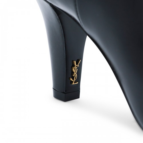 BLACK LEATHER JILL BOOTS