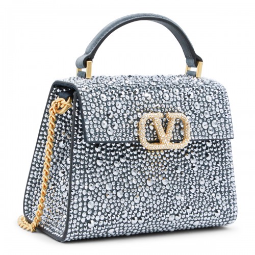 CRYSTAL VSLING SMALL TOP HANDLE BAG
