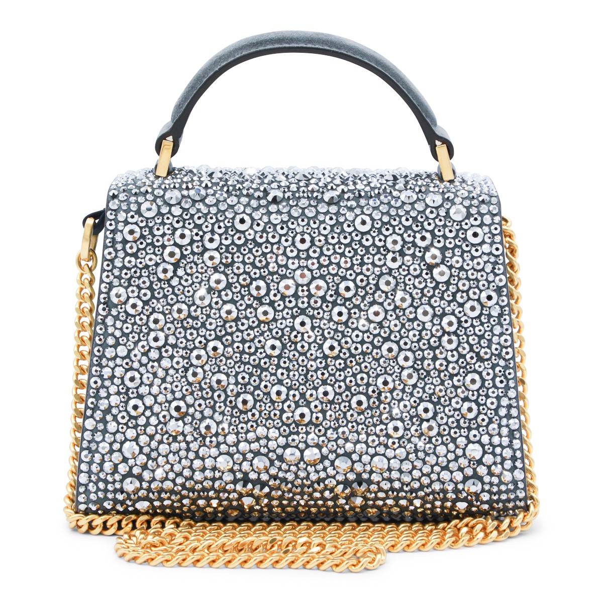 CRYSTAL VSLING SMALL TOP HANDLE BAG