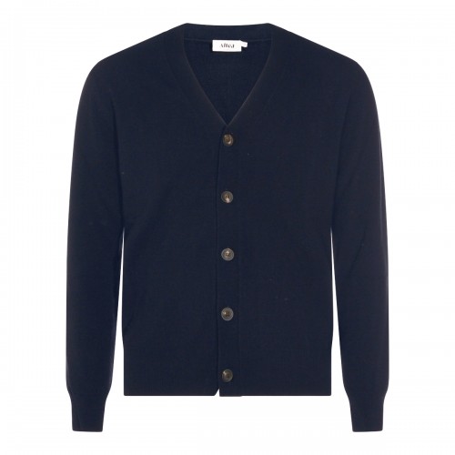 NAVY WOOL KNITWEAR
