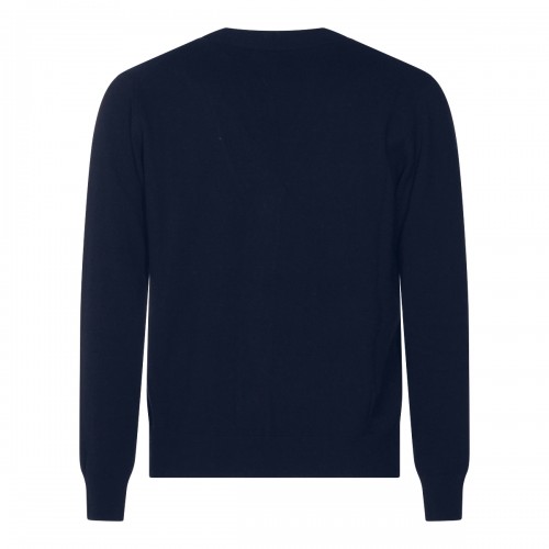 NAVY WOOL KNITWEAR