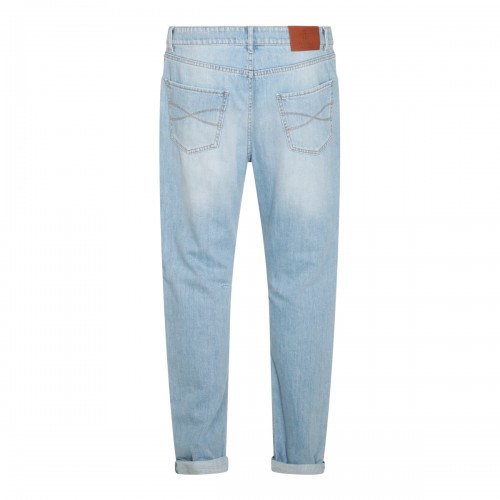 LIGHT BLUE COTTON JEANS 2