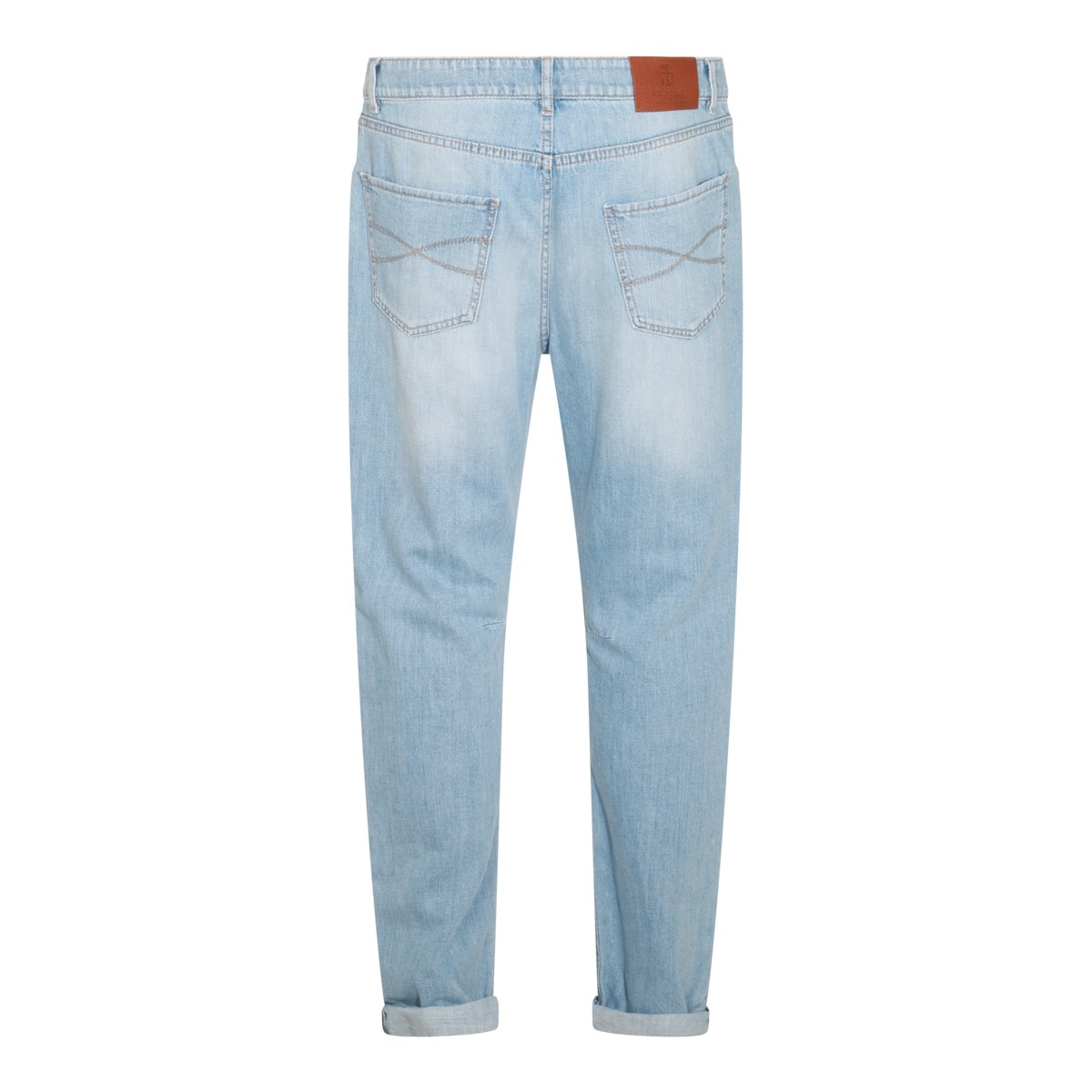 LIGHT BLUE COTTON JEANS