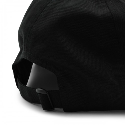 BLACK COTTON BASEBALL CAP 2