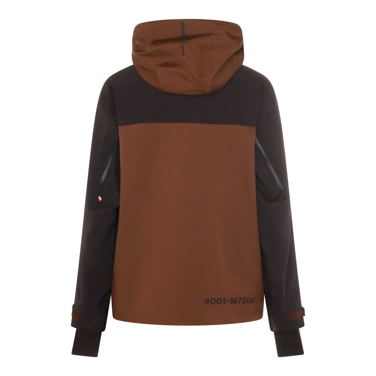 NAVY AND BROWN GUNUNG CASUAL JACKET