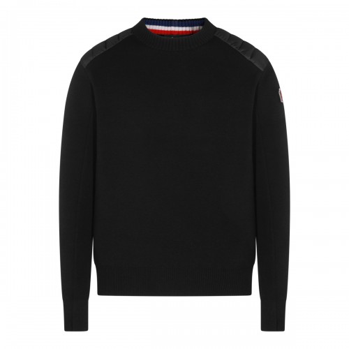 BLACK WOOL KNITWEAR