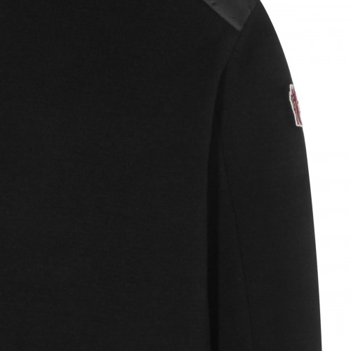 BLACK WOOL KNITWEAR