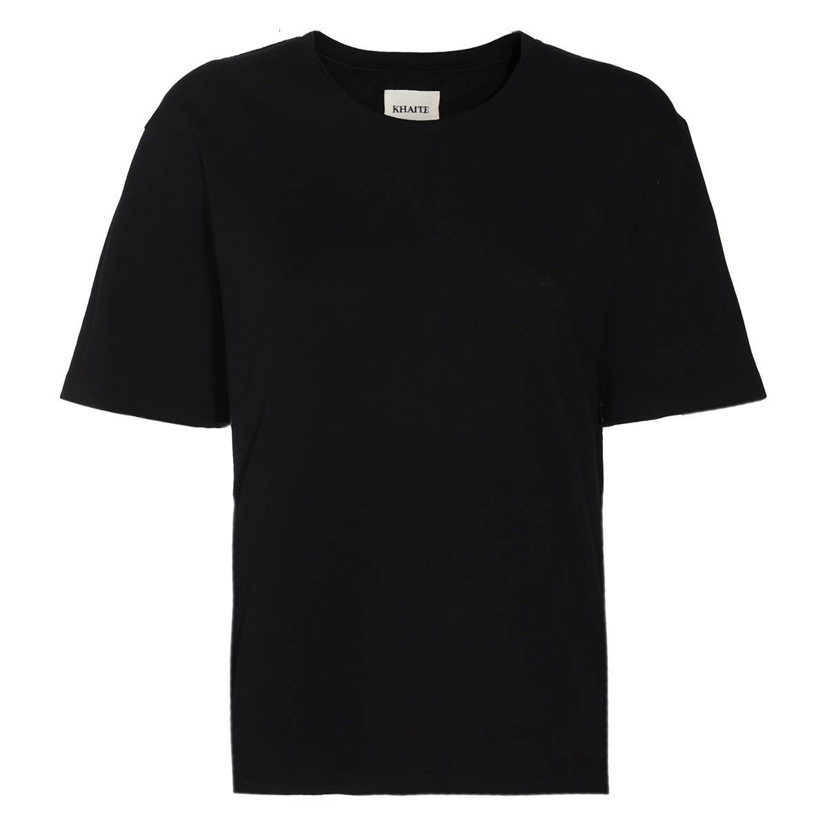 BLACK COTTON T-SHIRT