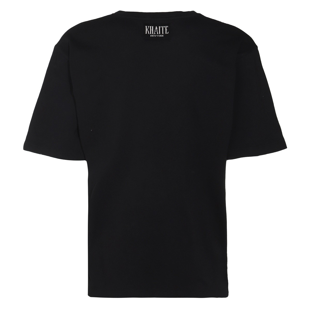 BLACK COTTON T-SHIRT