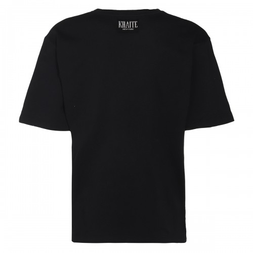 BLACK COTTON T-SHIRT
