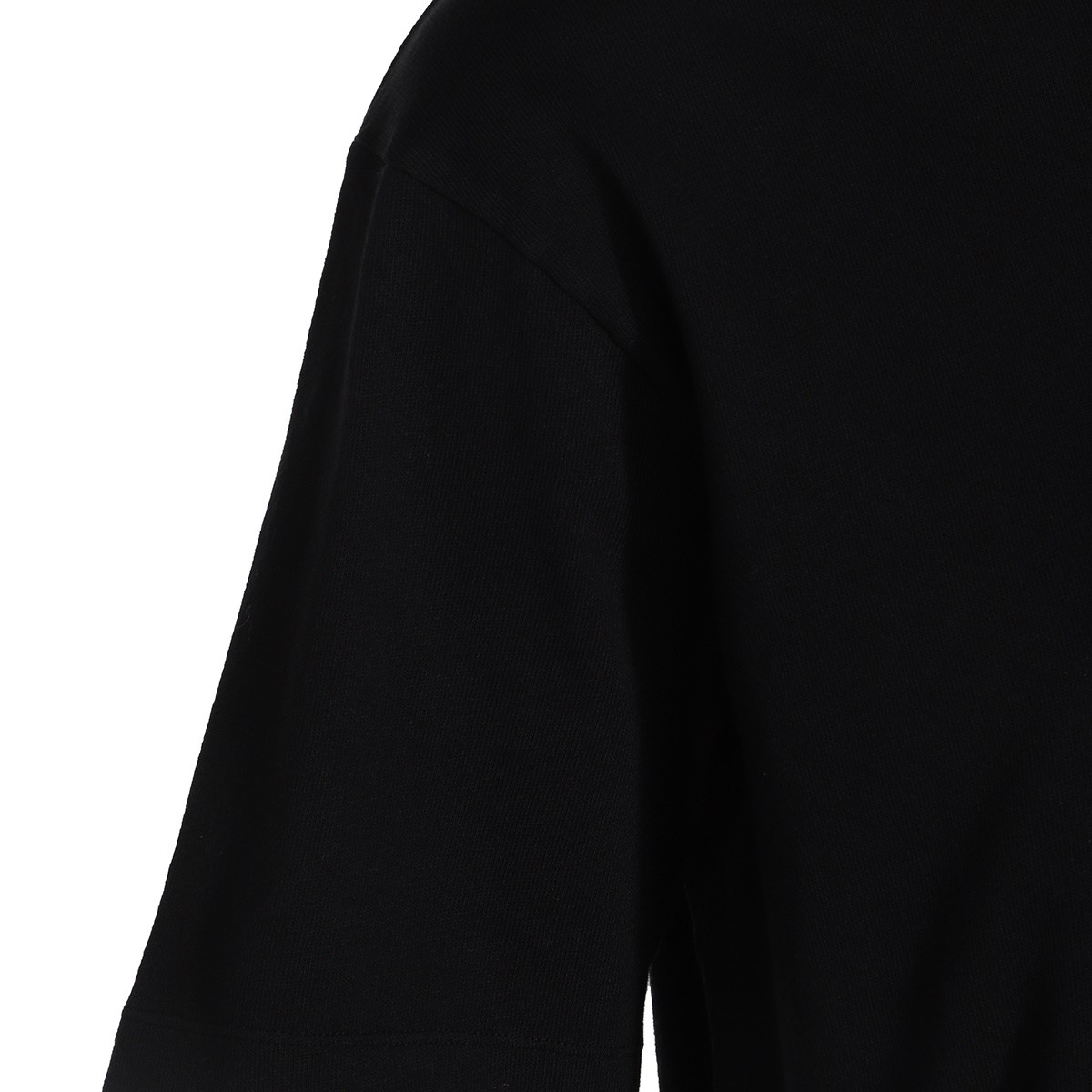 BLACK COTTON T-SHIRT