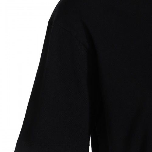 BLACK COTTON T-SHIRT