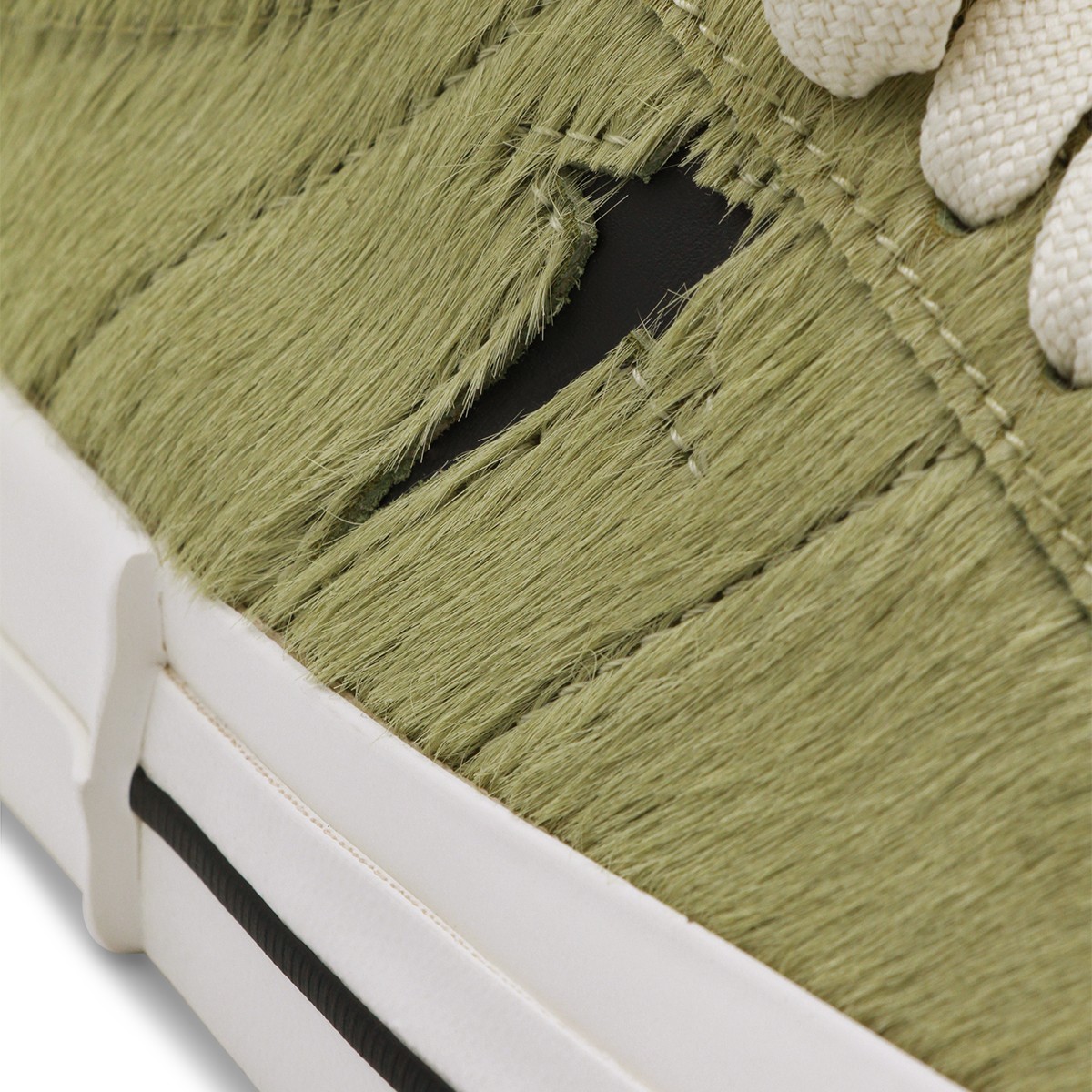 ACID GREEN LEATHER SNEAKERS