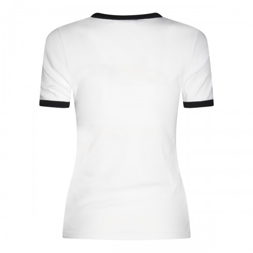 WHITE COTTON T-SHIRT
