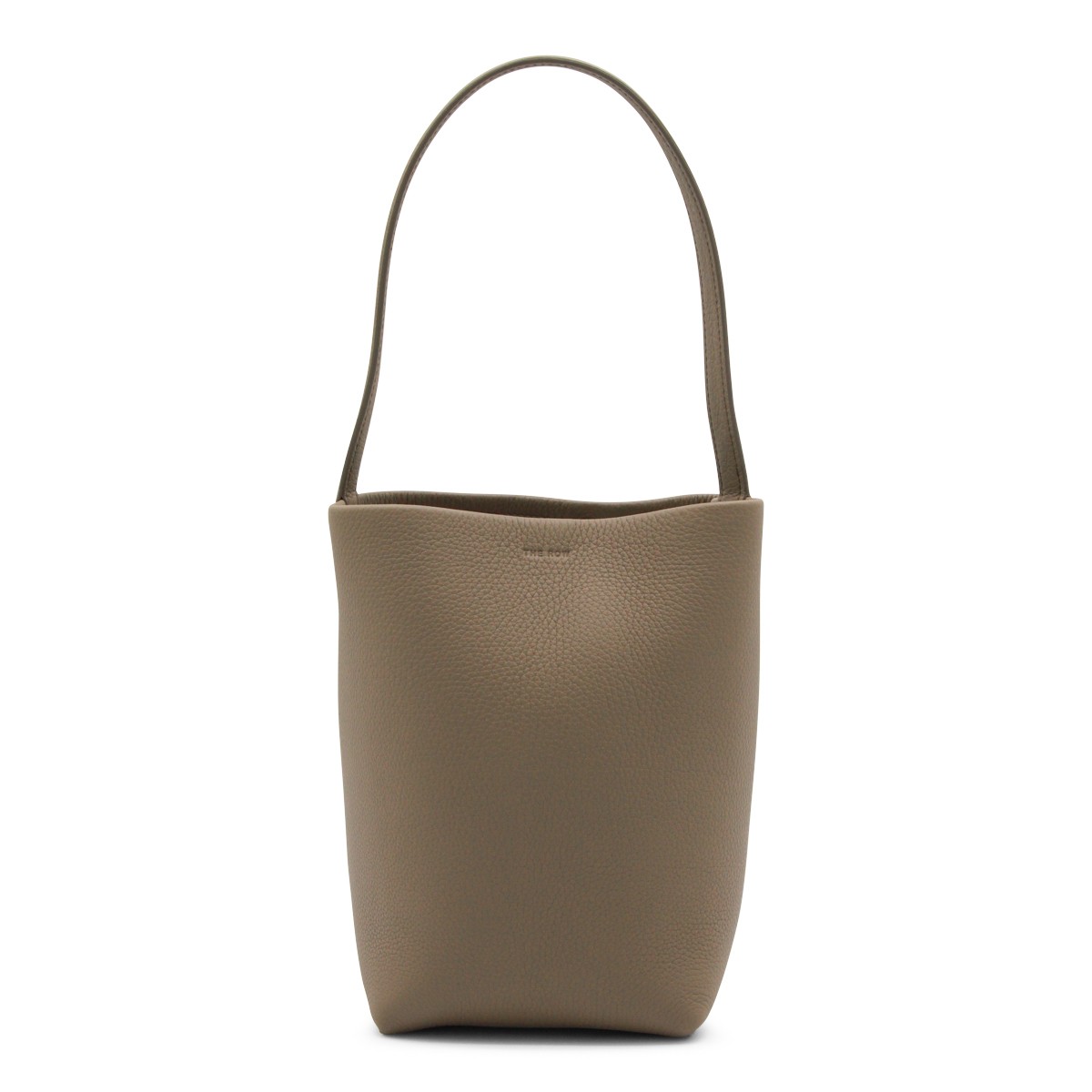 BEIGE LEATHER SMALL N/S PARK TOTE