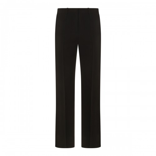 BLACK SILK HIRAM PANTS