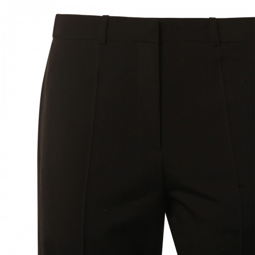 BLACK SILK HIRAM PANTS