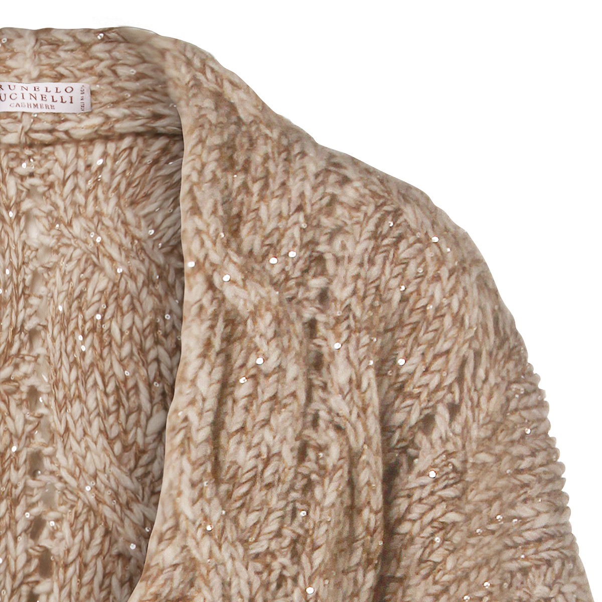 BROWN WOOL BLEND KNITWEAR