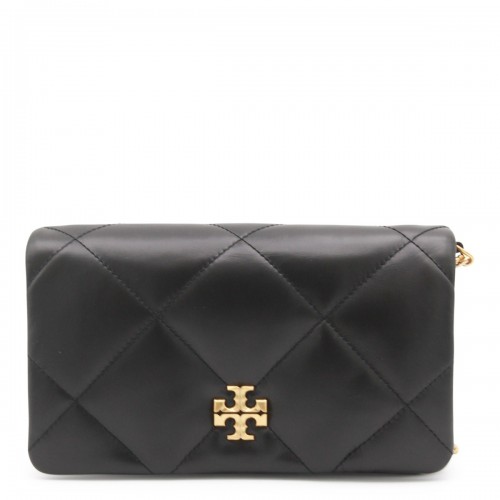 BLACK LEATHER KIRA CROSSBODY BAG