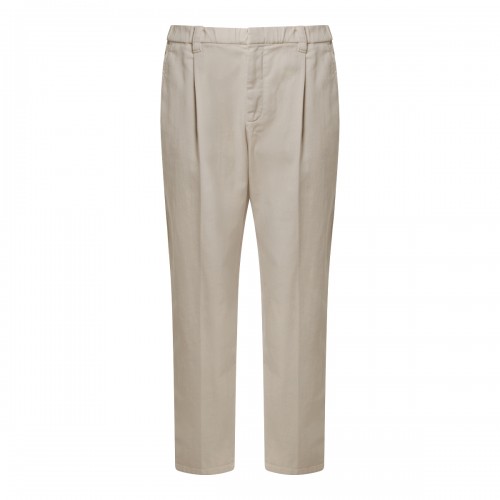 WARM WHITE COTTON PANTS