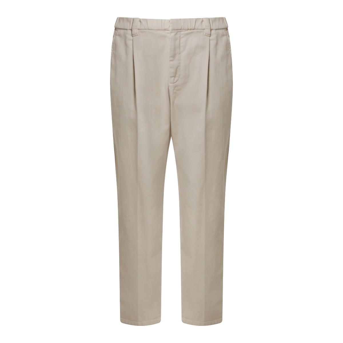 WARM WHITE COTTON PANTS