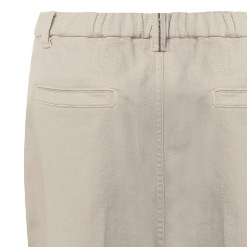 WARM WHITE COTTON PANTS