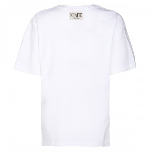 WHITE COTTON T-SHIRT