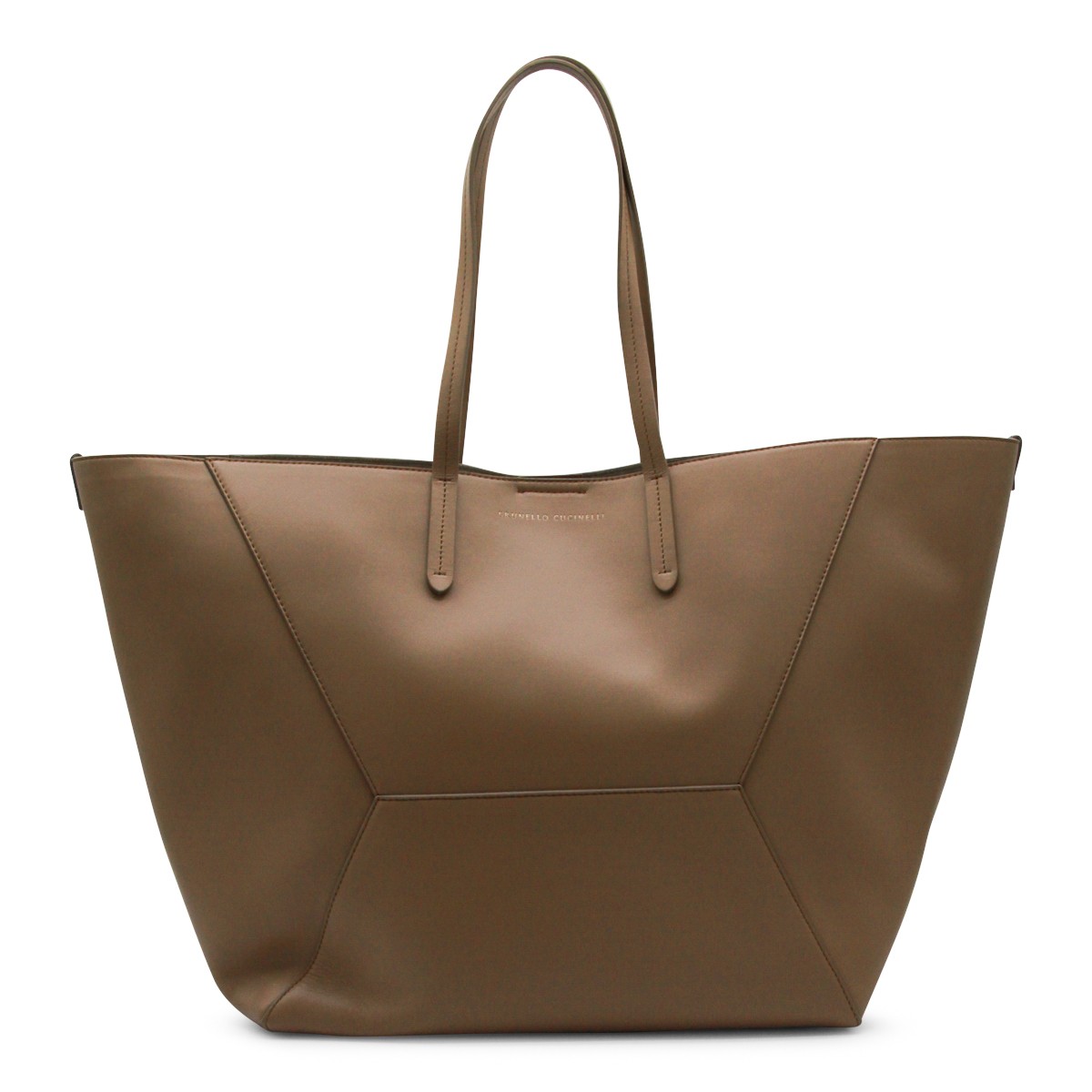 BROWN LEATHER TOTE