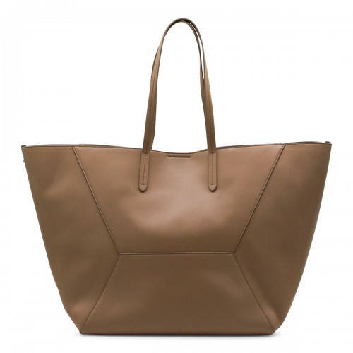 BROWN LEATHER TOTE