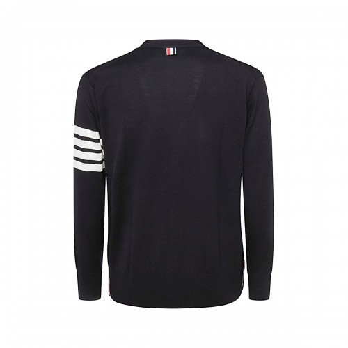 BLACK WOOL KNITWEAR