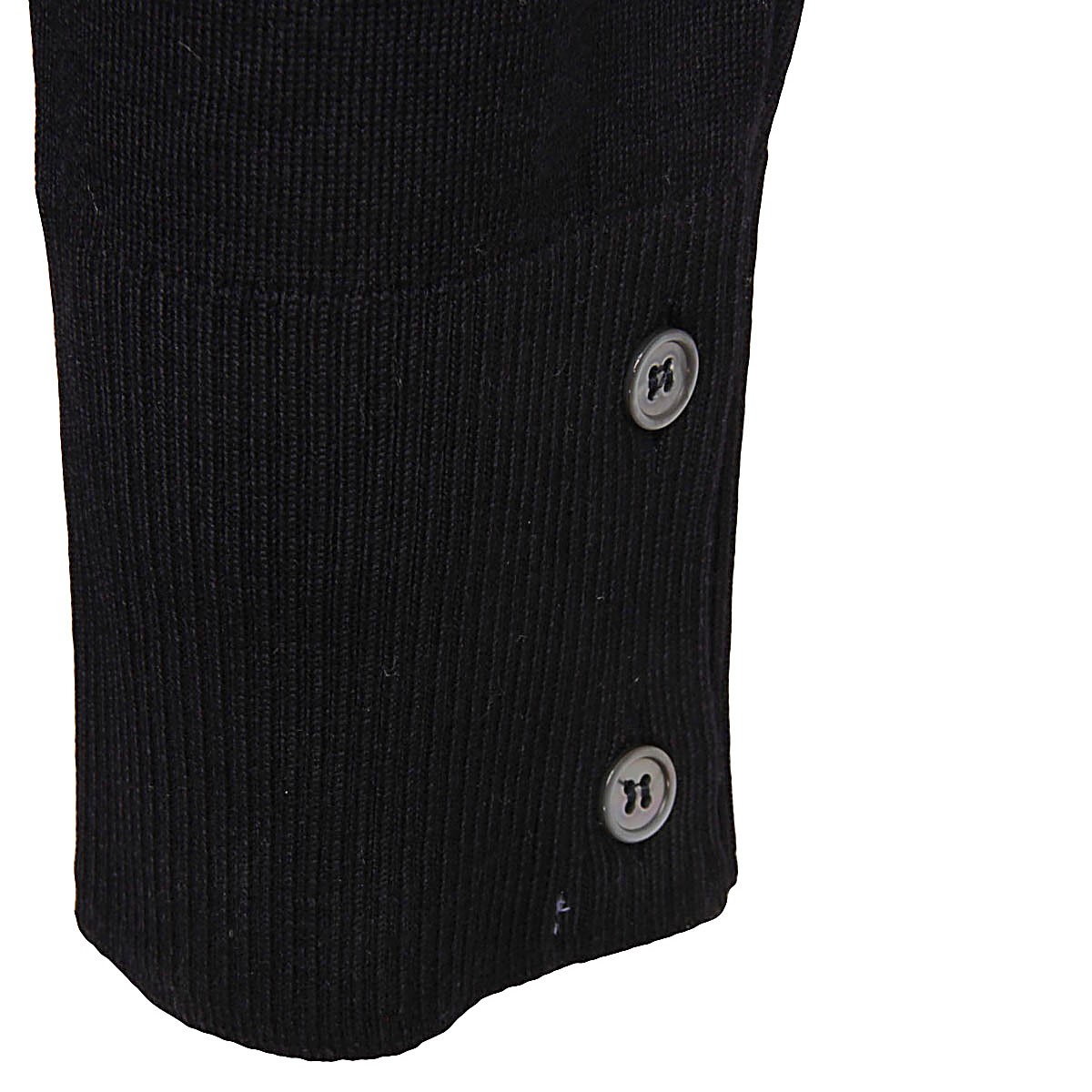 BLACK WOOL KNITWEAR