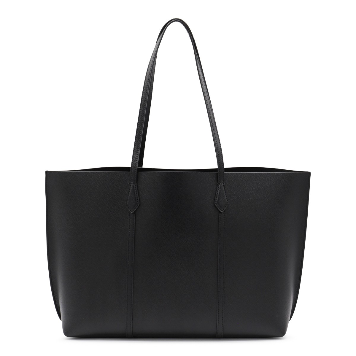 BLACK LEATHER PERRY TOTES