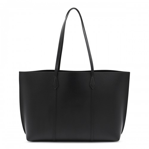 BLACK LEATHER PERRY TOTES