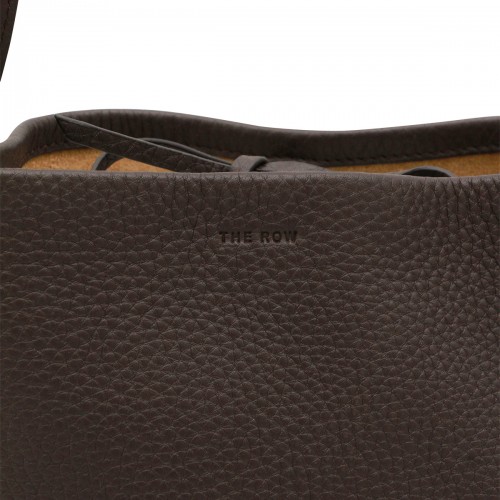 DEEP BROWN LEATHER TOTE