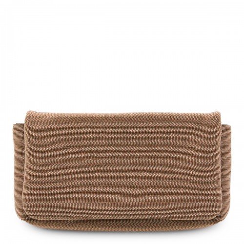 DARK BROWN LEATHER CROSSBODY BAG