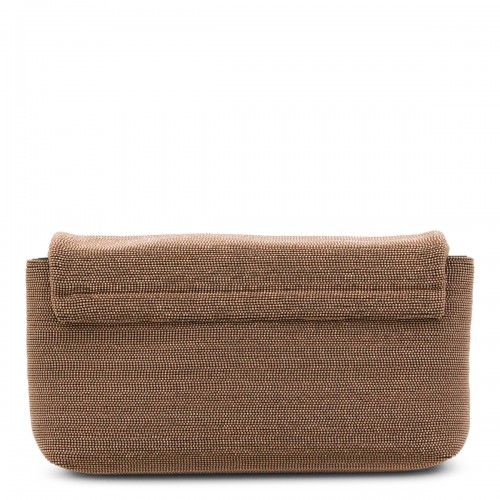 DARK BROWN LEATHER CROSSBODY BAG