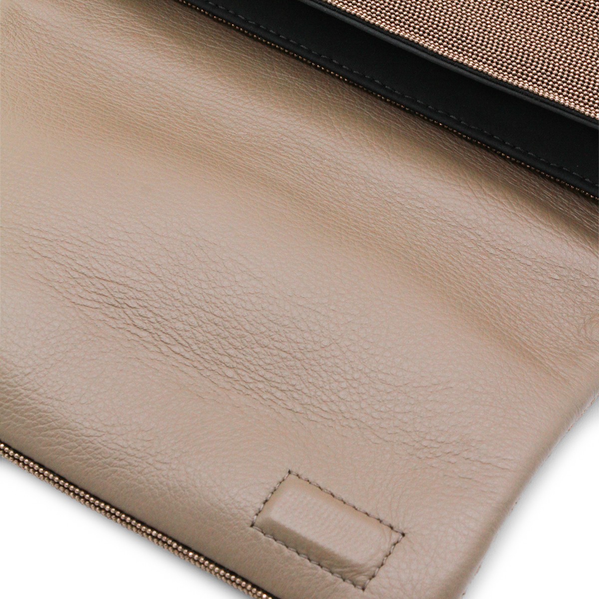 DARK BROWN LEATHER CROSSBODY BAG