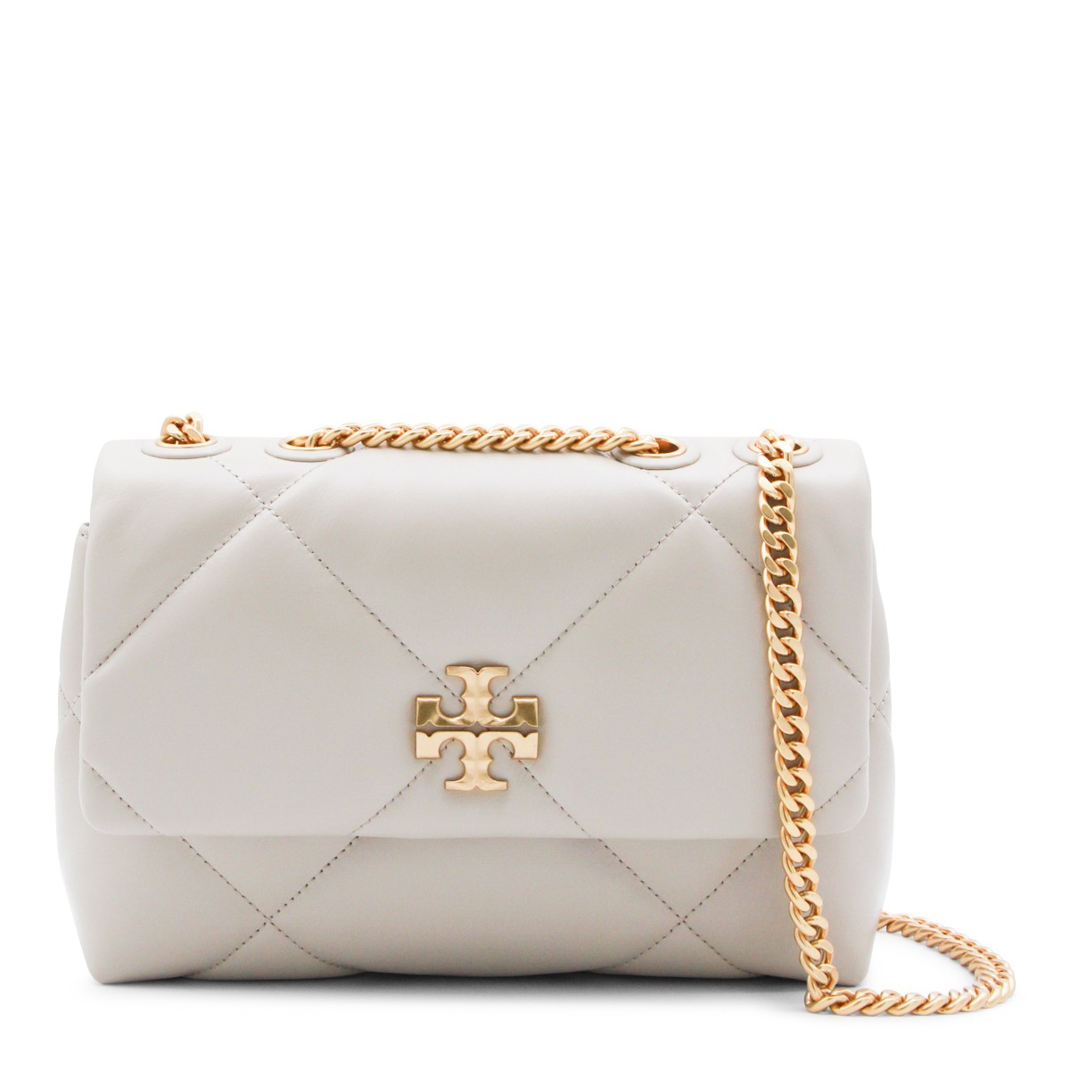 WHITE LEATHER SHOULDER BAG