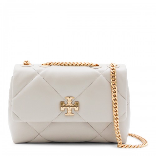 WHITE LEATHER SHOULDER BAG