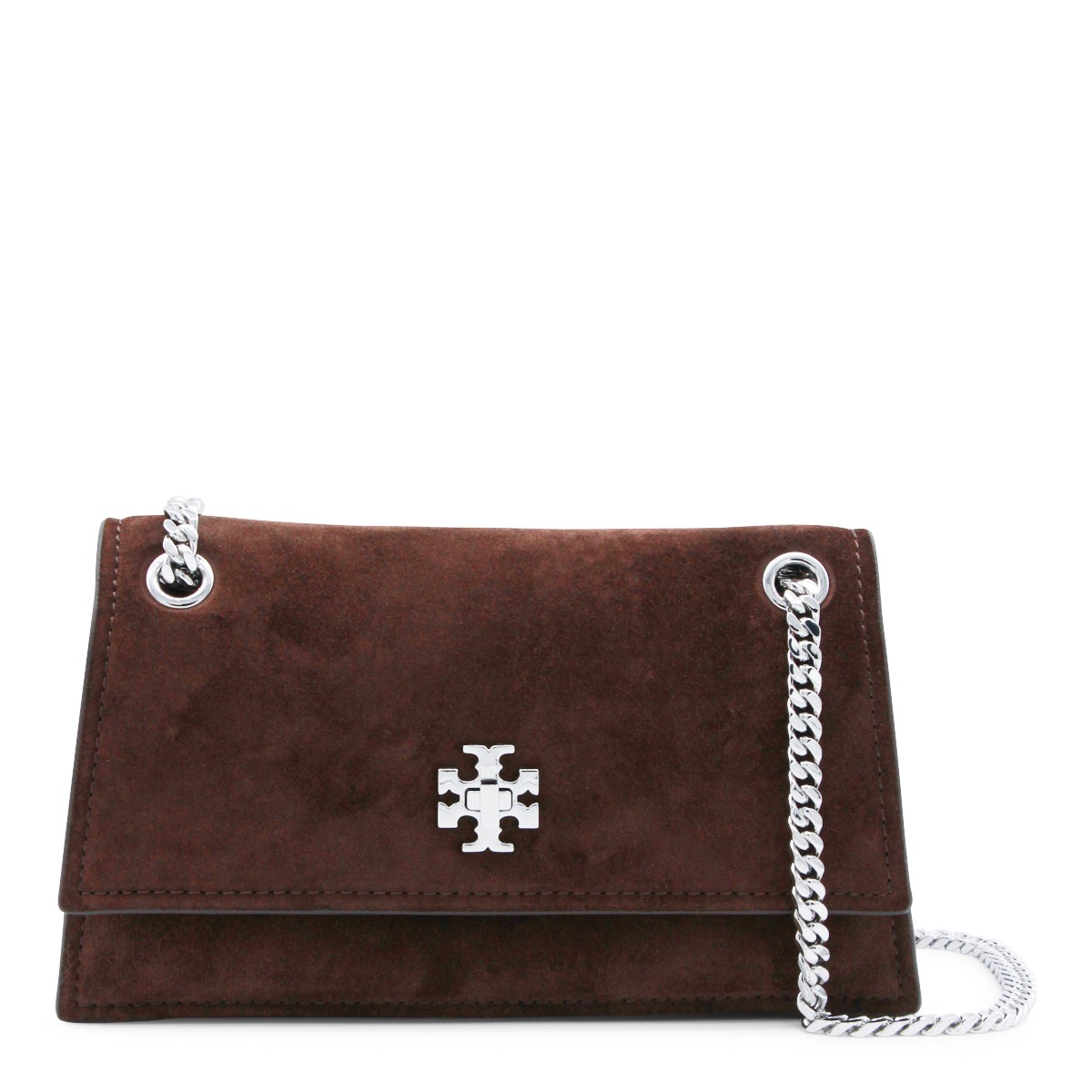 DARK COCOA LEATHER CROSSBODY BAG