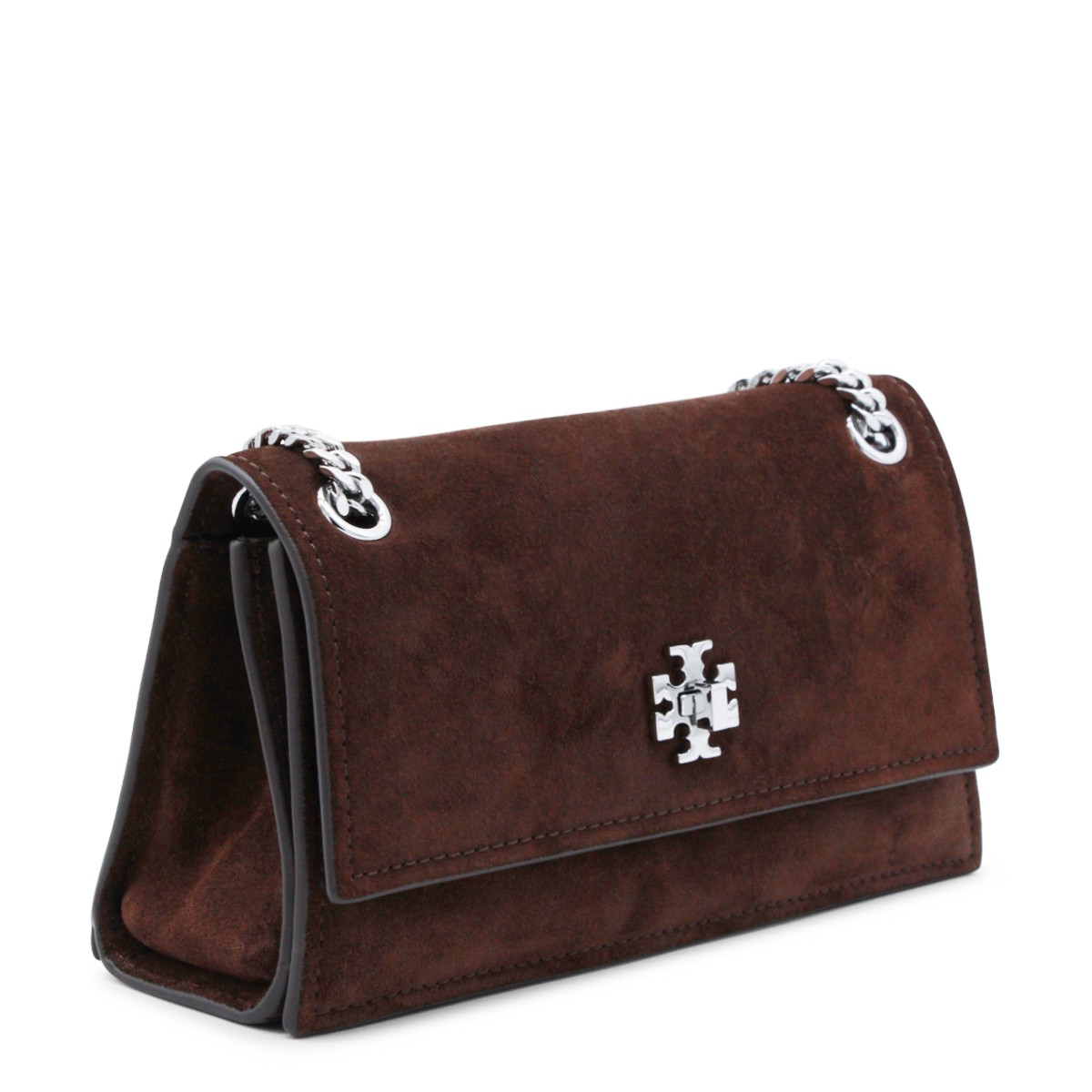 DARK COCOA LEATHER CROSSBODY BAG