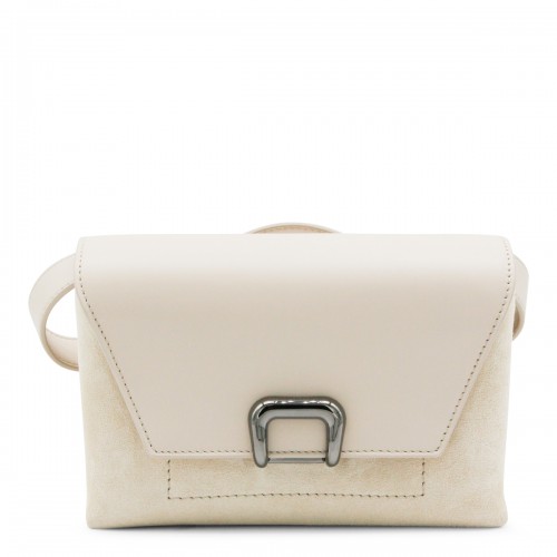 IVORY LEATHER CROSSBODY BAG
