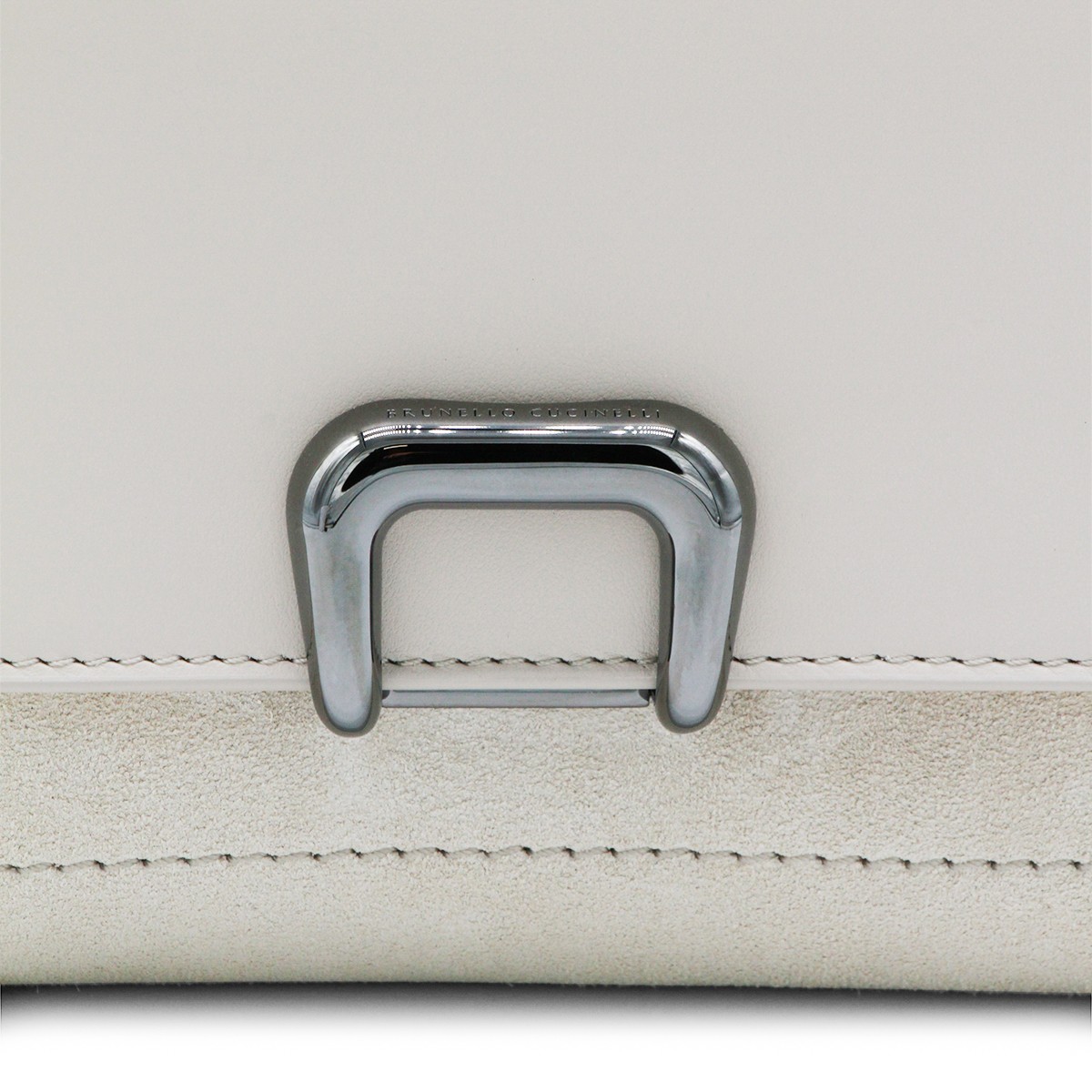 IVORY LEATHER CROSSBODY BAG