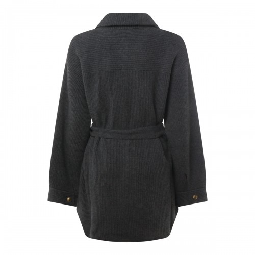 DARK GREY WOOL BLEND KNITWEAR 2