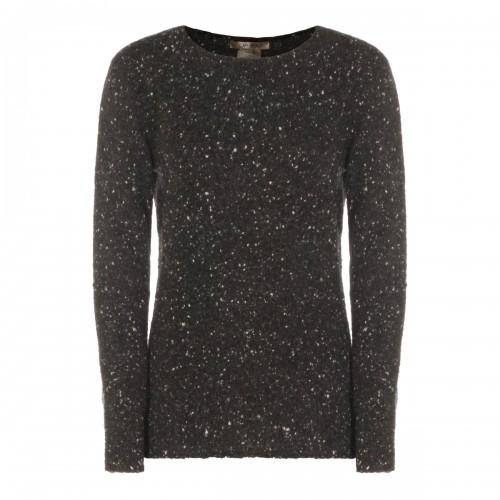 CHARCOAL MELANGE CASHMERE...