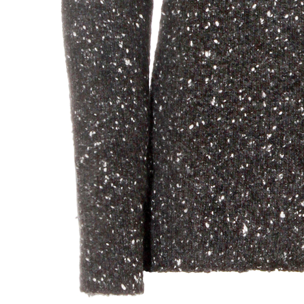 CHARCOAL MELANGE CASHMERE KNITWEAR