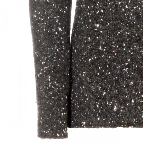 CHARCOAL MELANGE CASHMERE KNITWEAR